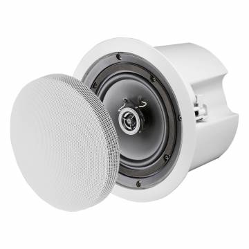 6.5" 2-Way 70V Commercial In-Ceiling Speaker w/ Backcan, Single - ICE620ST
